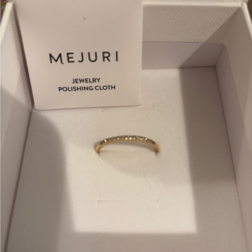 Mejuri Diamonds Team Ring, 14k gold